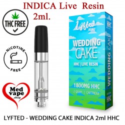 WEDDING CAKE 96% HHC 2ml 510 CARTRIDGE – LYFTED MEDVAPE INDICA